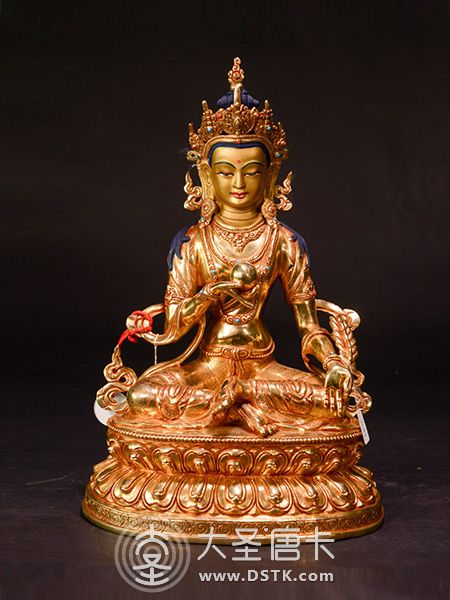 地藏王菩薩鎏金33cm