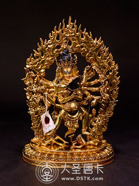 勝樂金剛鎏金33cm