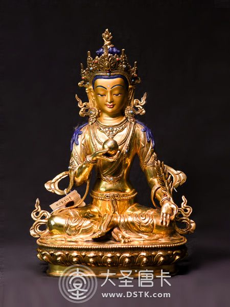 地藏王菩薩鎏金33cm