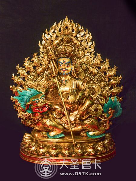 財寶天王鎏金極品60cm