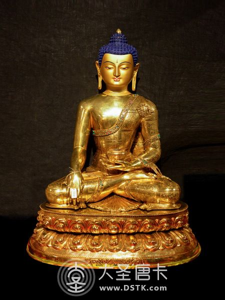 釋迦牟尼佛鎏金68cm