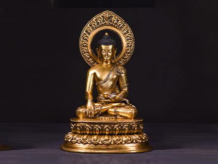 釋迦牟尼佛鎏金37cm