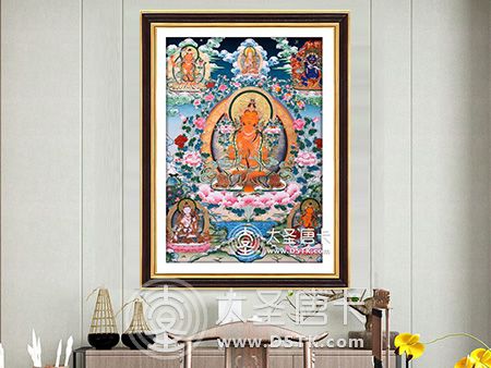 五部文殊菩薩彩唐