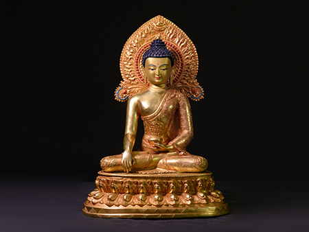 釋迦牟尼佛鎏金50cm