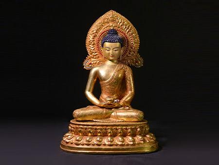 阿彌陀佛鎏金50cm