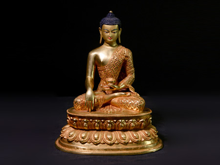 釋迦牟尼佛鎏金33cm