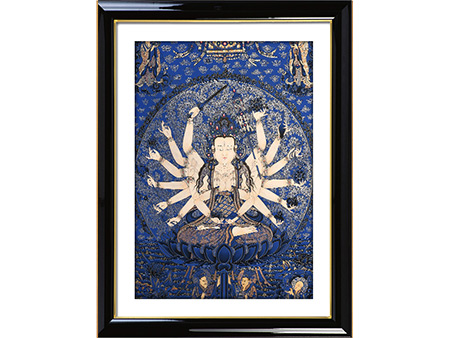 藍唐準提佛母98*69cm