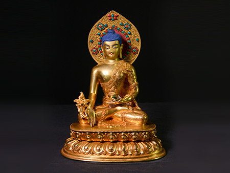 阿彌陀佛33cm掐絲