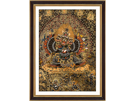 黑金大威德金剛103*72cm