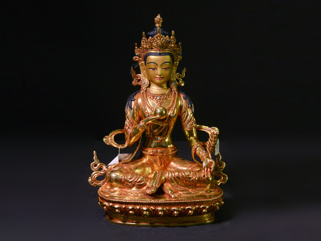 地藏王菩薩鎏金33cm