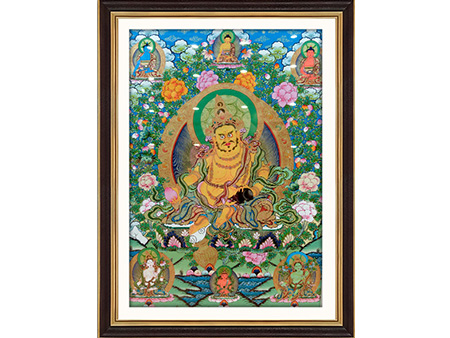 黃財神彩唐100*70cm