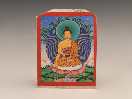 小唐卡釋迦摩尼佛