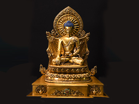 釋迦牟尼佛背光極品48cm