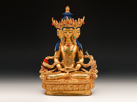 大日如來7寸鎏金