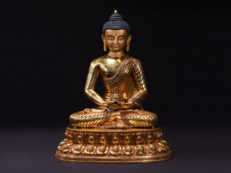 阿彌陀佛45cm鎏金