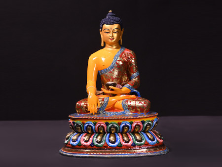 釋迦牟尼佛33cm彩繪