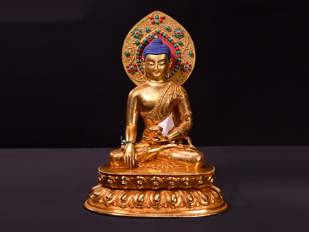 釋迦牟尼佛33cm背光