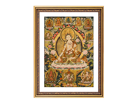 白度母長壽三尊彩唐70*100cm