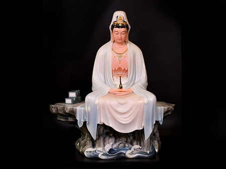 禪定觀音68cm珠光彩