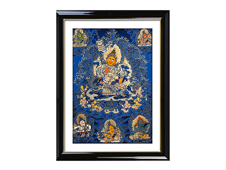 黃財神與五財神藍唐70*100cm