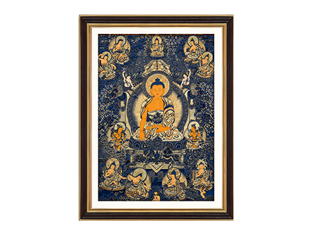 釋迦牟尼佛藍唐70*100cm