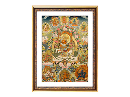 財寶天王與五財神彩唐70*100cm