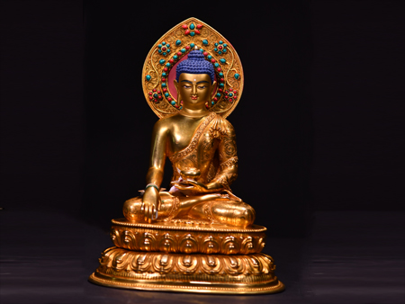 釋迦牟尼佛背光33cm