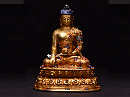 釋迦牟尼佛寶石33cm