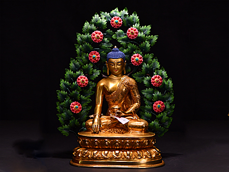 借花獻佛釋迦40cm