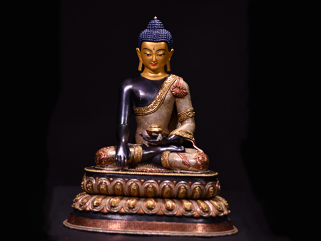 釋迦牟尼佛鎏金36cm