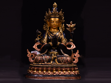 三色四臂觀音33cm