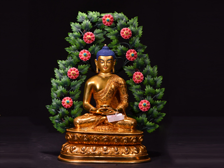 借花獻佛藥師40cm