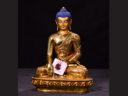 尼泊爾佛像釋迦牟尼佛26cm