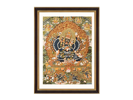 大威德金剛110x78cm