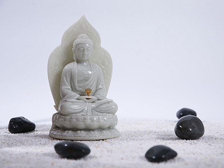 釋迦牟尼佛天然翠玉25cm