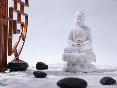 釋迦牟尼佛天然玉石25cm