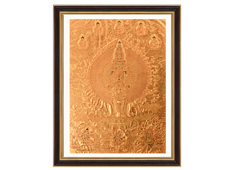 金唐千手觀音100x70cm