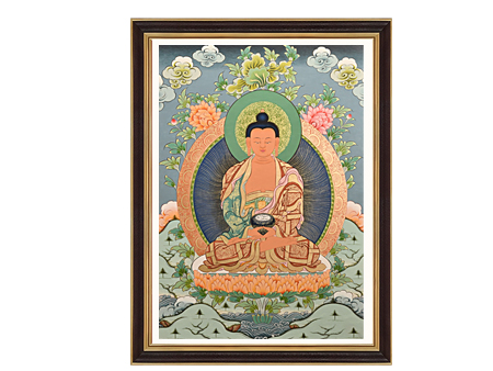 熱貢唐卡小幅40x60cm尖措作品