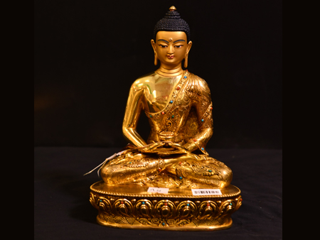 尼泊爾佛像阿彌陀佛23cm