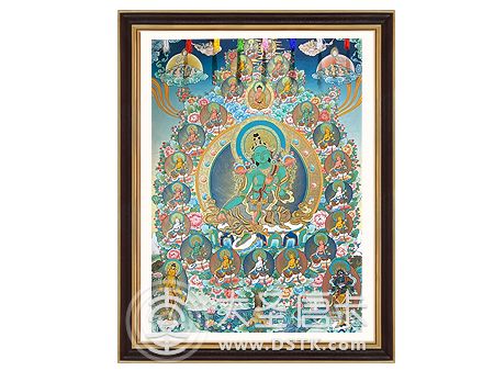 21度母彩唐110x75cm