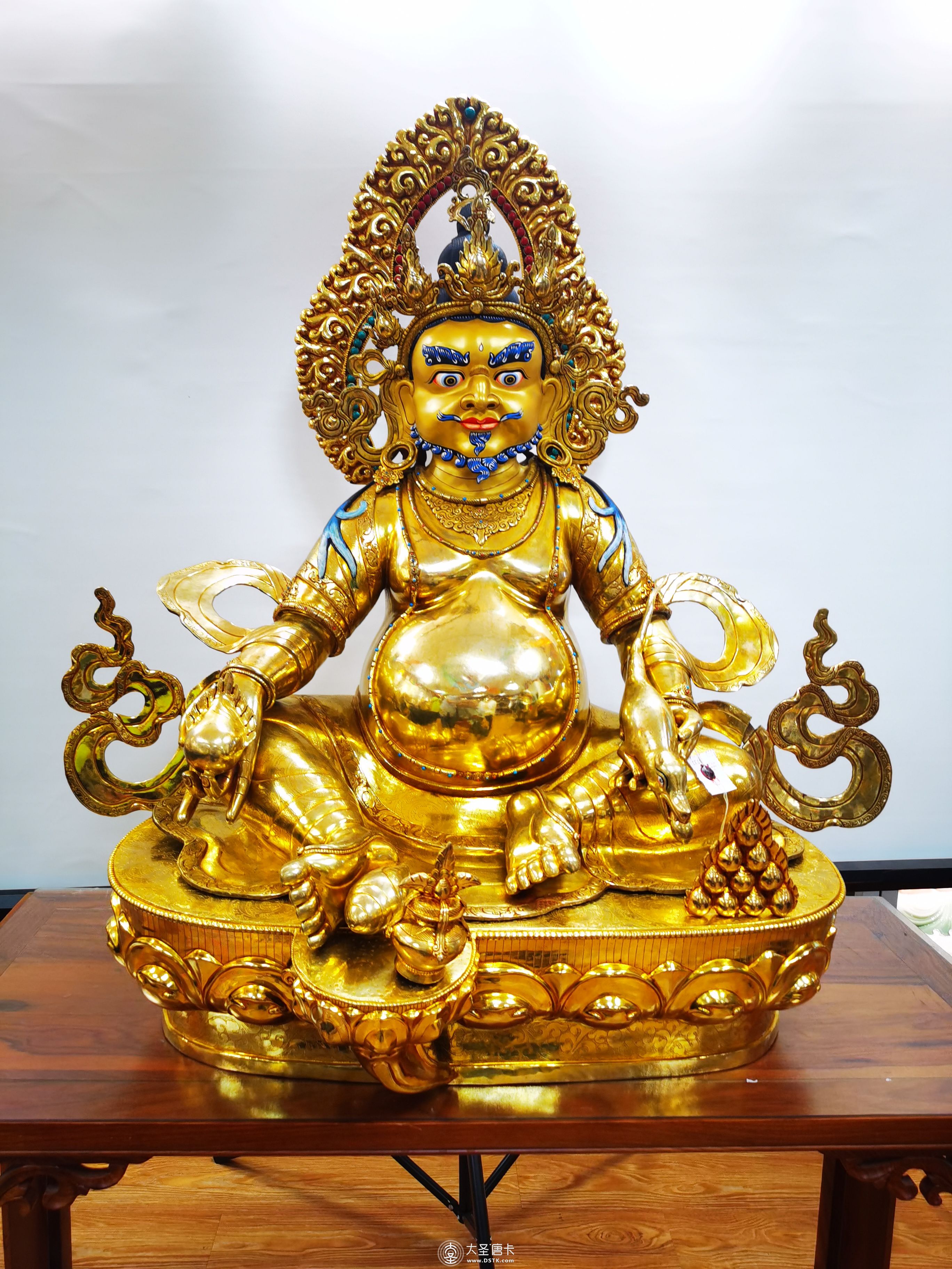 黃財神100cm林定制