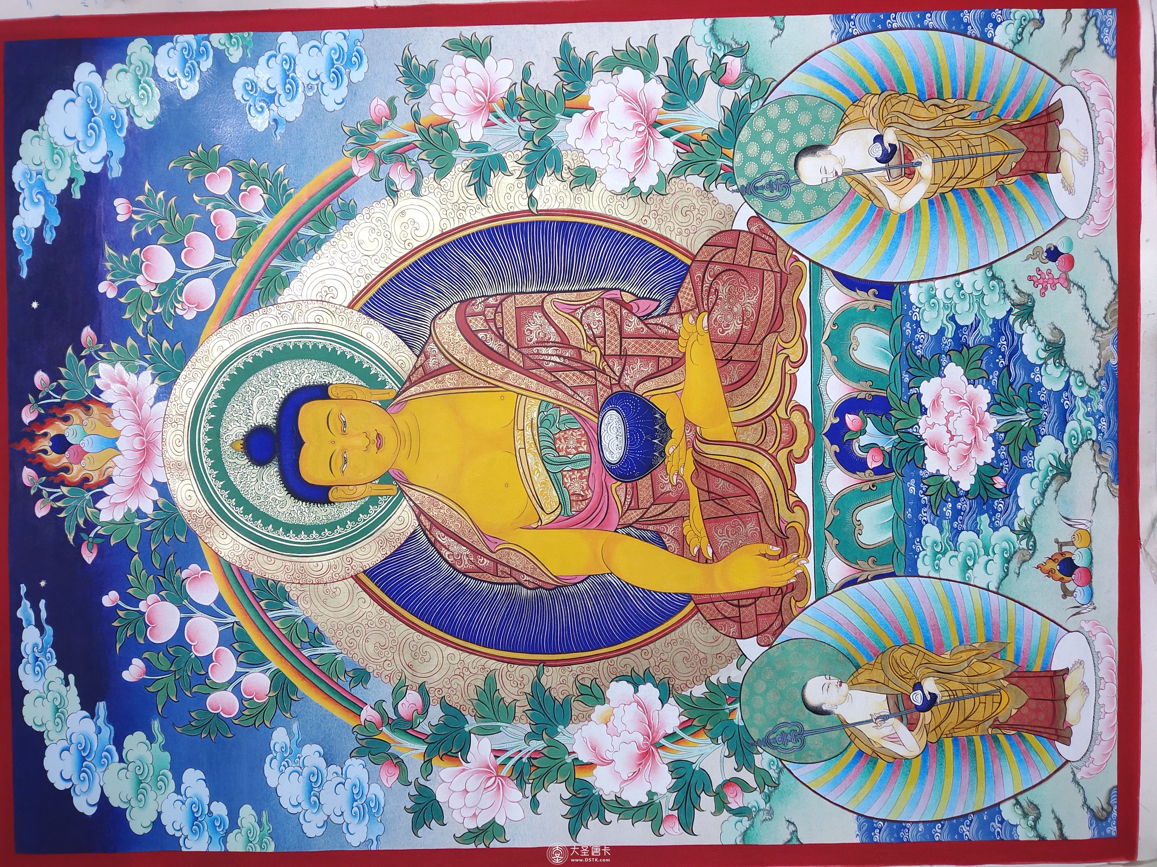 釋迦牟尼80高  藍唐