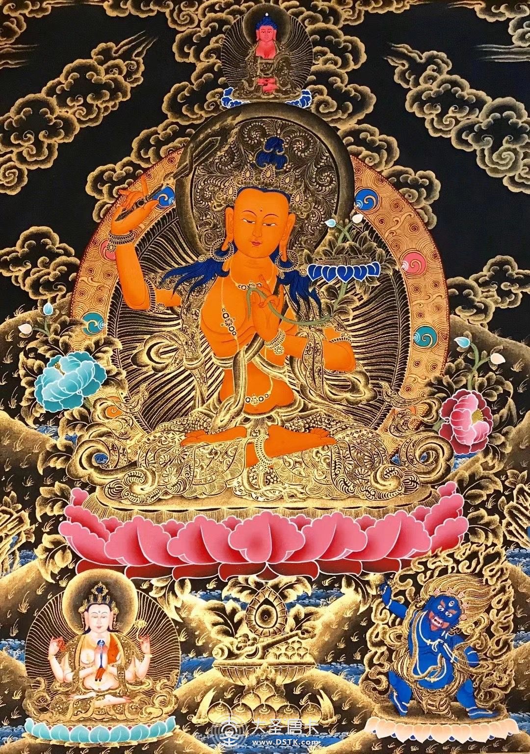 《殊文?菩薩》65-45CM左右