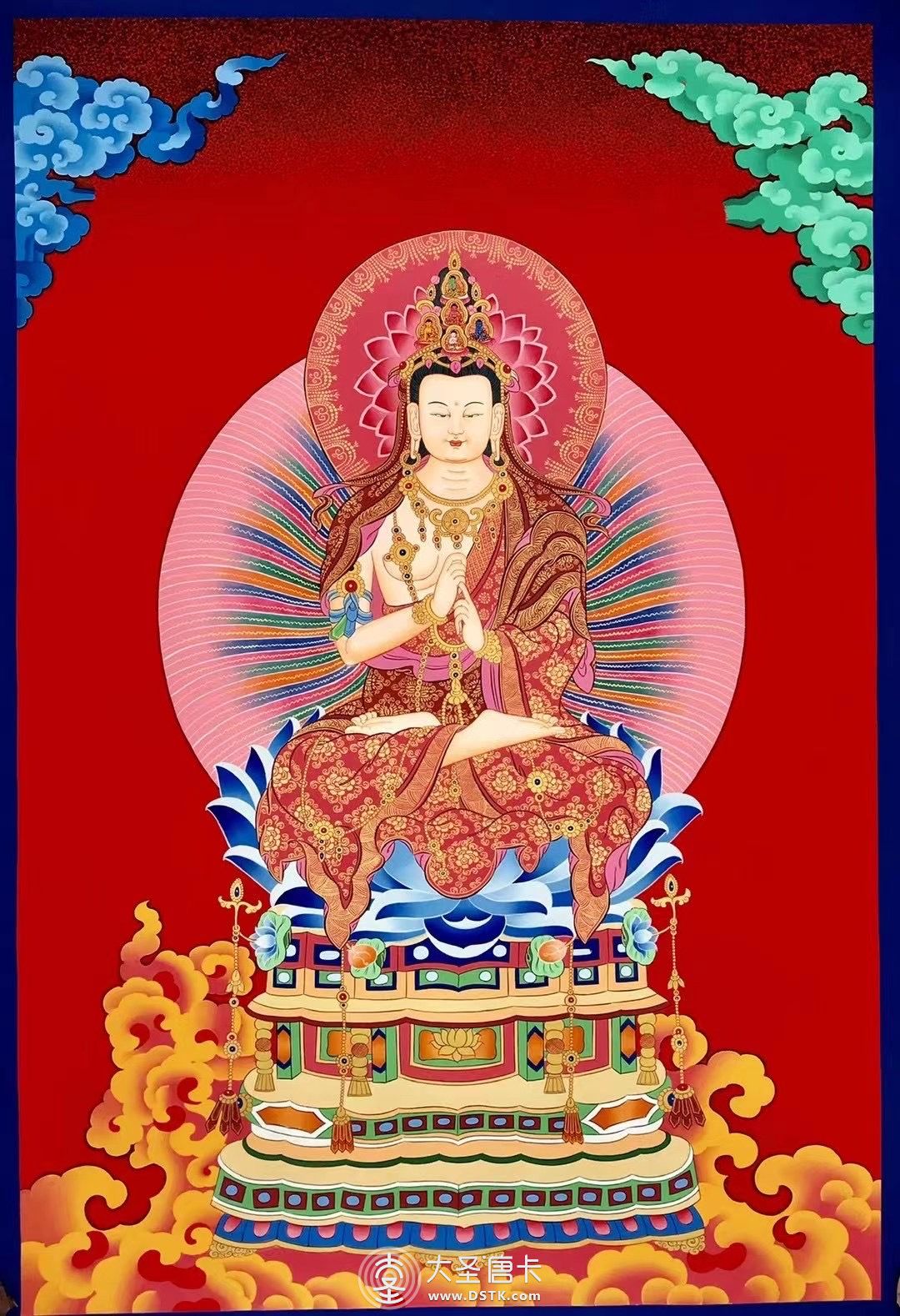 大日如來80/60唐卡