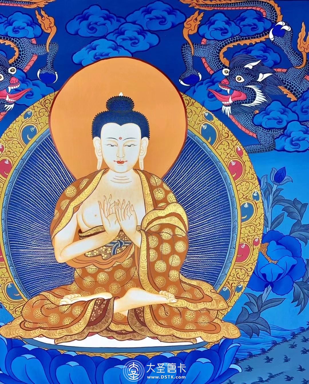 大?日如來尺幅70-50CM 左右