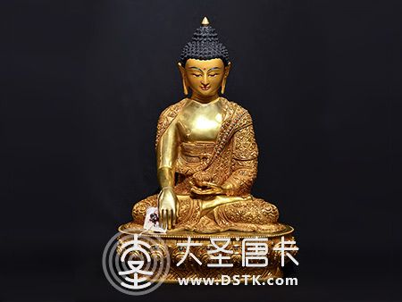 釋迦牟尼佛鎏金50cm