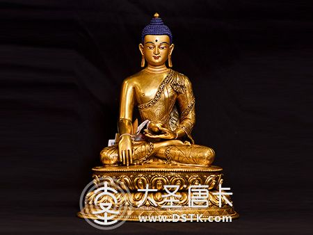 釋迦牟尼佛鎏金26cm精品