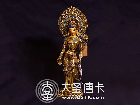 觀音菩薩鎏金35cm