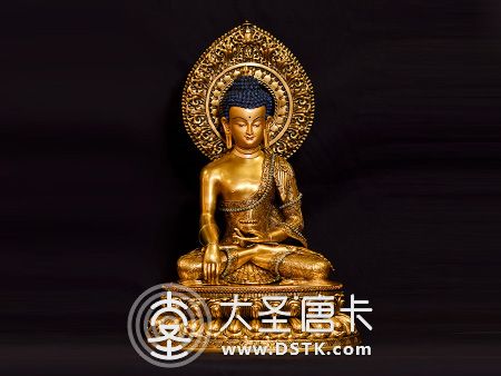 釋迦牟尼佛鎏金46cm精品