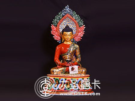 阿彌陀佛彩繪38cm